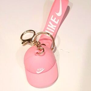 Nike Pink Cap Keychain Accessory